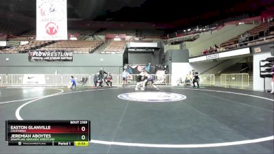 165 lbs Cons. Round 2 - Jeremiah Aboytes, Grappling Grounds Wrestling vs Easton Glanville, California