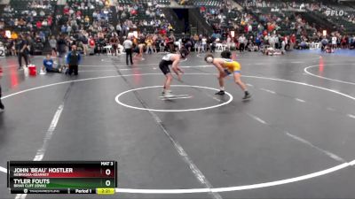 149 lbs Cons. Round 3 - Tyler Fouts, Briar Cliff (Iowa) vs John `Beau` Hostler, Nebraska-Kearney