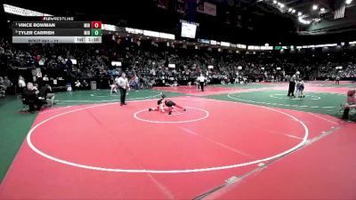 71 lbs Quarterfinal - Vince Bowman, MIRA vs Tyler Carrish, MIRA