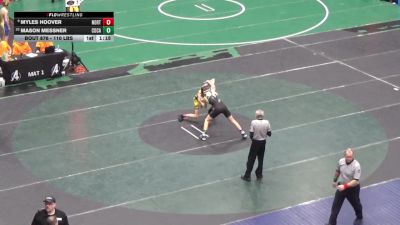 110 lbs Round Of 16 - Myles Hoover, North Allegheny vs Mason Messner, Cocalico