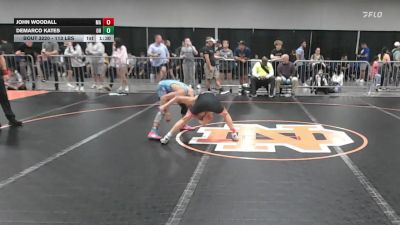 113 lbs Consi Of 16 #1 - John Woodall, MA vs DeMarco Kates, OH