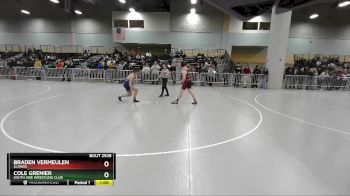 190 lbs Cons. Round 2 - Braden Vermeulen, Illinois vs Cole Grenier, South Side Wrestling Club