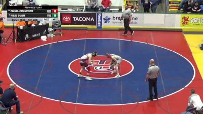 137 lbs Consi Of 8 #1 - Emma Cravener, Redbank Valley vs Rilie Bush, Philipsburg-Osceola