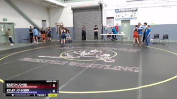 106 lbs 2nd Place Match - Easton Jones, Chugach Eagles Wrestling Club vs Kyler Johnson, Chugach Eagles Wrestling Club