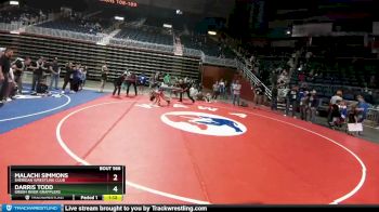 71 lbs 1st Place Match - Malachi Simmons, Sheridan Wrestling Club vs Darris Todd, Green River Grapplers