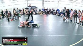 65 lbs Round 4 (6 Team) - Ben `Diesel` Belcher, Ares Blue vs Kendrick Ball, Ohio Heros