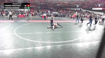 80 lbs Cons. Round 5 - Grayson Stenberg, Team Nazar Training Center vs Everett Kawczynski, Demons WC (Burlington)