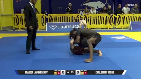 Carl Jeffrey Utting vs Brandon Lamont Newby 2025 Pan IBJJF Jiu-Jitsu No-Gi Championship
