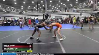 110 lbs Round 3 (8 Team) - Justin Wardlow, Dynasty Death Row vs Mason Jakob, Cimarron