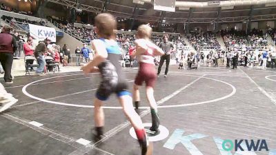 49 lbs Round Of 32 - Silas Boyd, Harrah vs Coy Collett, Eufaula Ironheads Wrestling Club
