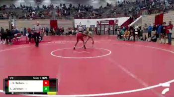 120 lbs Champ. Round 1 - Kenneth Sellers, Panther Wrestling Club vs Luke Johnson, Chesterton