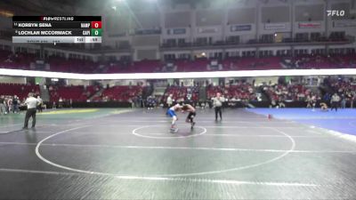 132 lbs Cons. Round 5 - Lochlan McCormack, Capital vs Korbyn Sena, Nampa