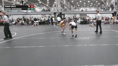 120 lbs Quarterfinals (8 Team) - Tommy Gretz, Freakztyle Wrestling vs Dakota Santamaria, GT Nation