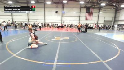 138 lbs Consi Of 32 #2 - Kailynn Schuster, MA vs Delaney Spencer, GA