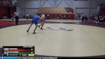 149 lbs Champ. Round 1 - Chris Martinez, Simpson vs Peter McCusker, Millikin