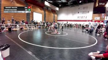 165 lbs Champ. Round 2 - Brodey Wilcox, Natrona County vs Jaydon Walther, Green River