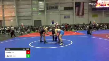 170 lbs Consi Of 8 #1 - Dominick Leon, Unattached vs Isaac Barukh, Team Thunder