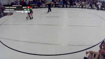 18 lbs Semifinal - Kade Croghan, Monarch Wrestling Club - David City vs Crue Wood, Central City JR. Wrestling