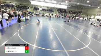 106 lbs Quarterfinal - Johnny Whitford, Sanderson Wrestling Academy vs Jantz Greenhalgh, Carbon