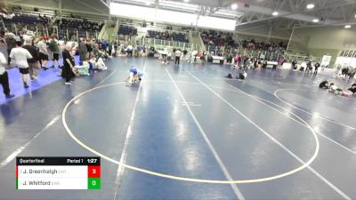 106 lbs Quarterfinal - Johnny Whitford, Sanderson Wrestling Academy vs Jantz Greenhalgh, Carbon