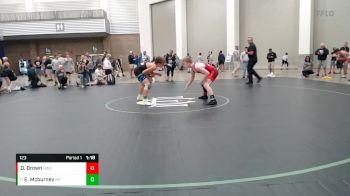 123 lbs Cons. Round 5 - Emeric Mcburney, Massillon Perry vs Dominic Brown, Howe Wrestling School