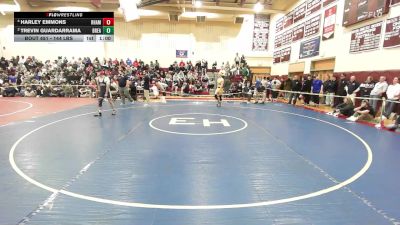 144 lbs 3rd Place - Harley Emmons, RHAM vs Trevin Guardarrama, Bristol Eastern