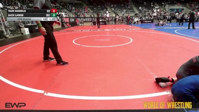 67 lbs 5th Place - Taze Daniels, Valiant Prep vs Jack Lange, Sebolt Wrestling Academy