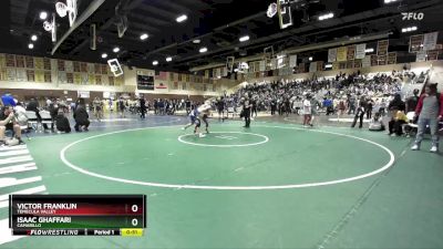 132 lbs Cons. Round 2 - Victor Franklin, Temecula Valley vs Isaac Ghaffari, Camarillo