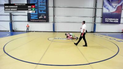 135 lbs Rr Rnd 1 - Erik Gonzalez, OBWC vs Lucas Wright, Dueling Bandits
