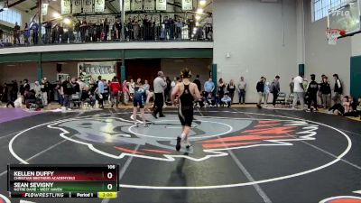 106 lbs Cons. Round 4 - Kellen Duffy, Christian Brothers Academy(NJ) vs Sean Sevigny, Notre Dame - West Haven