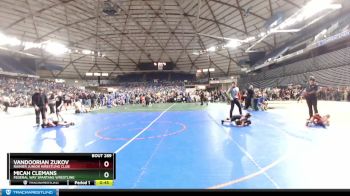 49 lbs Cons. Round 2 - Vandoorian Zukov, Rainier Junior Wrestling Club vs Micah Clemans, Federal Way Spartans Wrestling
