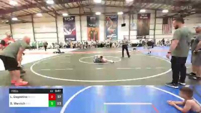 110 lbs Rr Rnd 3 - Logan Dagostino, SVRWC Red vs Brody Wenrich, Buffalo Valley Elem