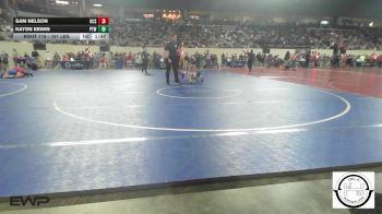 101 lbs Round Of 32 - Sam Nelson, Oklahoma Christian School vs Kaydn Erwin, Pryor Tigers Wrestling