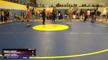 165 lbs Quarterfinal - Brady Martin, Kansas City Training Center vs Jovani Caudill, OZ Trojan Wrestling Club