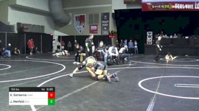 152 lbs Consi -2 - Sage Serbenta, Simmons Academy Of Wrestling vs James ...