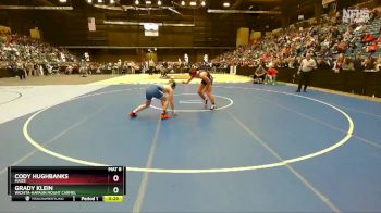 5A-157 lbs Cons. Round 2 - Grady Klein, Wichita-Kapaun Mount Carmel vs Cody Hughbanks, Maize