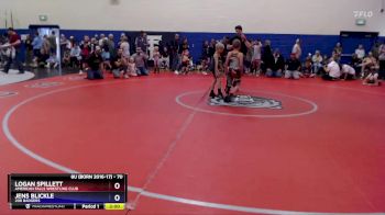 70 lbs Round 2 - Jens Blickle, 208 Badgers vs Logan Spillett, American Falls Wrestling Club