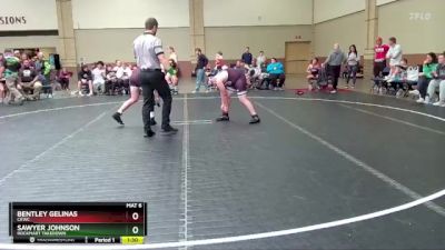 Round 2 - Sawyer Johnson, Rockmart Takedown vs Bentley Gelinas, CKWC