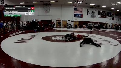 125 lbs Cons. Round 3 - Chris Kish, Carthage College vs Izzy Balsiger, Wisconsin-Eau Claire