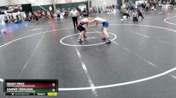 165 lbs Quarterfinal - Zander Ferguson, Lincoln Southeast Highschool vs Grady Frick, Western Edge Wrestling Club