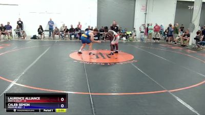 250 lbs Quarters & 1st Wb (16 Team) - Laurence Alliance, Ohio Scarlet vs Caleb Semon, Missouri Red