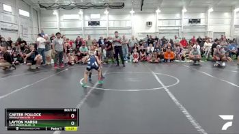56 lbs Round 7 (8 Team) - Layton Marsh, Contenders Blue vs Carter Pollock, Revolution Elite