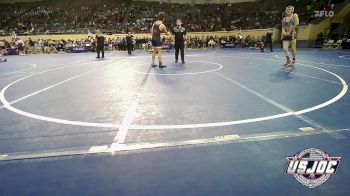 132 lbs Round Of 16 - Gavin Wallace, R.A.W. vs Parker Young, Blanchard High School