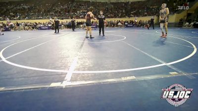 132 lbs Round Of 16 - Gavin Wallace, R.A.W. vs Parker Young, Blanchard High School