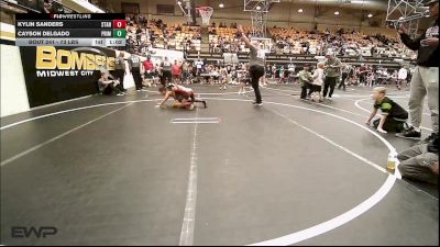 73 lbs Rr Rnd 3 - Kylin Sanders, Standfast OKC vs Cayson Delgado, Prime Wrestling