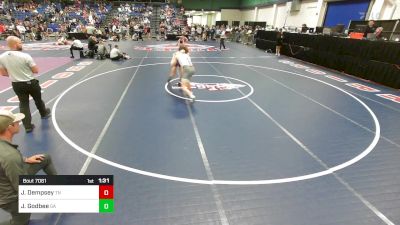 190 lbs Round Of 64 - Jake Dempsey, TN vs Jack Godbee, GA