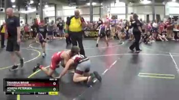 101 lbs Round 3 (6 Team) - Joseph Petersen, ARES vs Tavarius Briar, American Gladiators-Red
