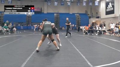 207 lbs 3rd Place Match - Andrea Smith, Mount Olive vs Gemma Templeman, Emmanuel University