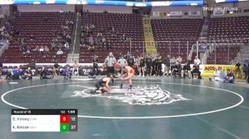 120 lbs Prelims - Damion Kinney, Corry Area Hs vs Kole Biscoe, Southern Columbia Area Hs