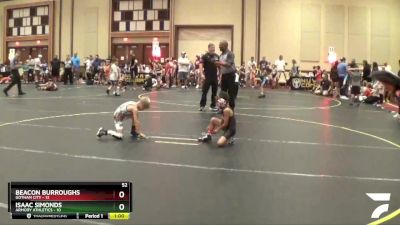 52 lbs Finals (8 Team) - Beacon Burroughs, Gotham City vs Isaac Simonds, Armory Athletics